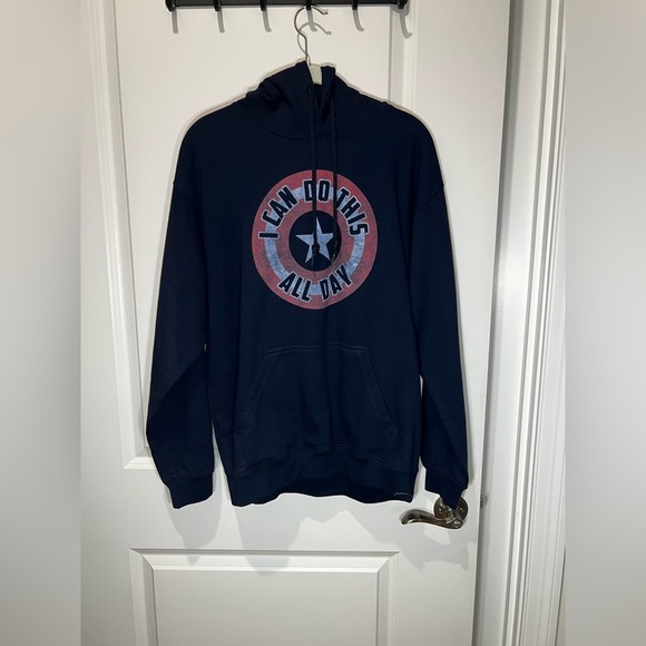 Captain America Marvel MCU Hoodie Size Medium - Picture 1 of 10